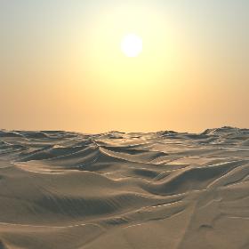 Desert Dunes Terrain Landscape 3D